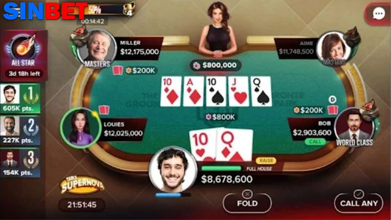 Giới thiệu bài Poker tại Sinbet